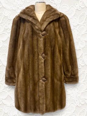 Vintage Country Pacer Faux Fur Coat
